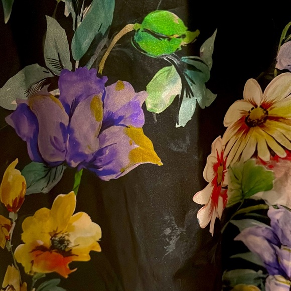 NWT/Johnny Was Gorgeous 100% Silk Flower Panya reversible Kimono w/ pockets.XL - Picture 10 of 17